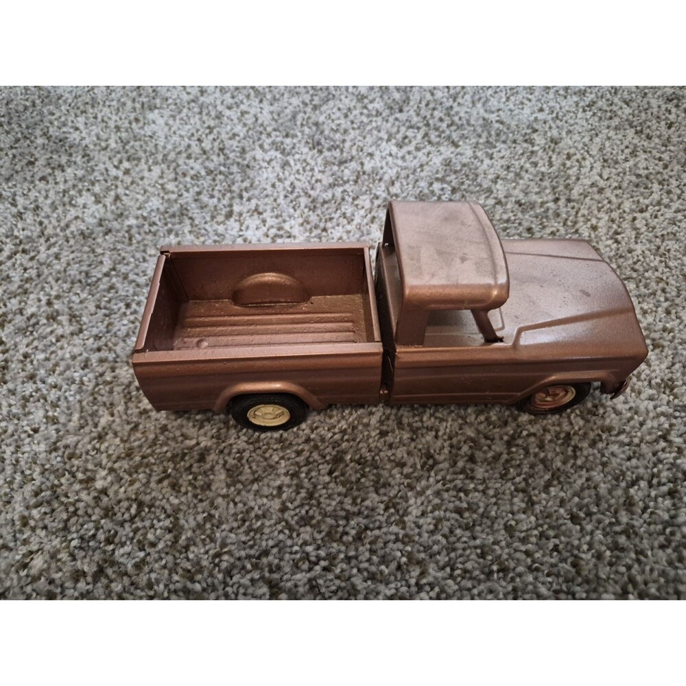 Vintage Tonka Toys Jeep Pickup Truck Bronze Pressed Steel 52030 1960s Made USA